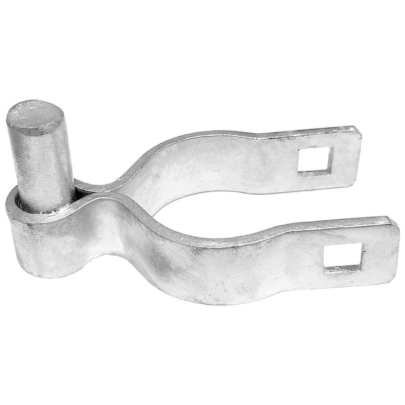 Jake Sales 1-7/8"" Chain Link Fence Gate Post Hinge - Use for 1-7/8"" Outside Diameter Post/Pipe - Galvanized Chain Link Post Gate Hinge - Nut/Bolt Included for Hinge - Image 5